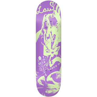 There Skateboard Complete Lau Willems Bloom Glow Purple 8.5" x 31.85"