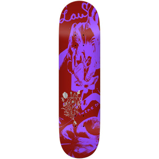 There Skateboard Complete Lau Willems Bloom Red Full Maroon 8.25" x 32.2"