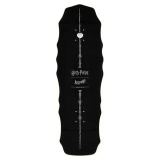 Welcome x Harry Potter Skateboard Deck Thestral on Widow Black/Gold Foil 10" 