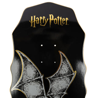 Welcome x Harry Potter Skateboard Deck Thestral on Widow Black/Gold Foil 10" 