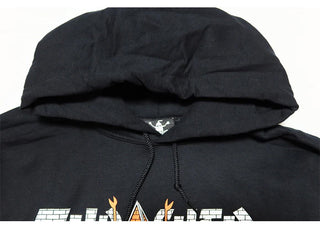 Thrasher Skateboard Hoody Toy Machine Pyramid Black
