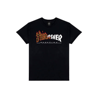 Thrasher Magazine Skateboard Shirt Ignite Black