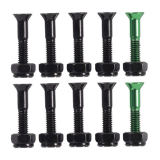 Thunder Hardware 1" Allen Black/Green