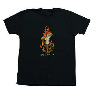 Toy Machine Skateboards Shirt Ed Templeton Charred Cross