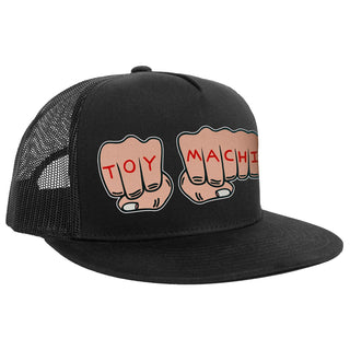 Toy Machine Skateboards Hat Fists Mesh Snapback Black
