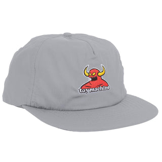 Toy Machine Skateboards Hat Monster Strapback Dad Grey