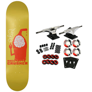 Toy Machine Skateboard Complete Axel Silowet Yellow 8.25" x 31.63"