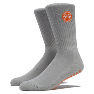 Toy Machine Skateboards Socks Always Watching Grip Grey