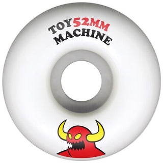Toy Machine Skateboard Wheels 52mm Small Monster 99A White