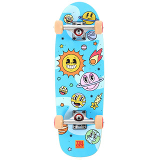 Tricks Kids Skateboard Complete Cosmic Foam Top 8.25" x 25.75"