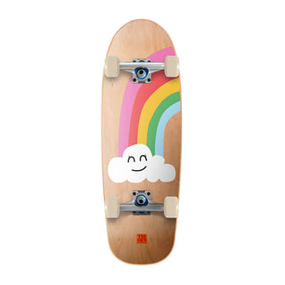 Tricks Kids Skateboard Complete Rainbow Cork Top 8.25" x 25.75"
