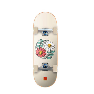Tricks Kids Skateboard Complete Yin Yang Flowers Cork Top 7.87" x 24.21"