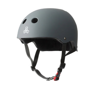 Triple 8 Skateboard Helmet Certified Sweatsaver Carbon Matte Size XL/XXL
