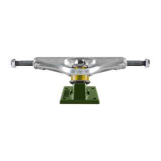 Venture Skateboard Trucks Throw Team Edition Silver/Dark Green 5.2 Hi (8.0")