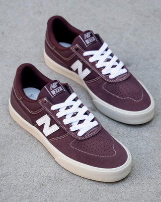 New Balance Numeric Skateboard Shoes 272 Burgundy/White