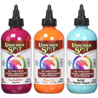 Unicorn Spit Concentrated Gel Stain and Glaze 8.0oz Calypso Collection 3-Pack