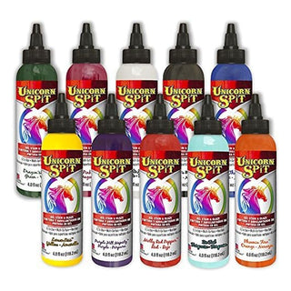 Unicorn Spit Concentrated Gel Stain and Glaze 4.0oz 4.0 Oz Collection 10-Pack