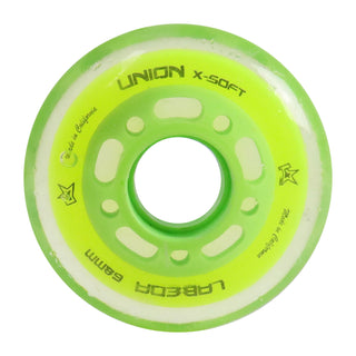 Labeda Roller Hockey Wheels - Union 68mm 74A Green (8-Pack)