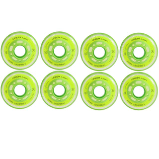 Labeda Roller Hockey Wheels - Union 68mm 74A Green (8-Pack)