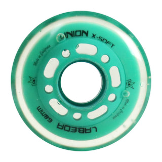 Labeda Roller Hockey Wheels - Union 68mm 74A Teal (Single)