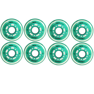 Labeda Roller Hockey Wheels - Union 68mm 74A Teal (8-Pack)