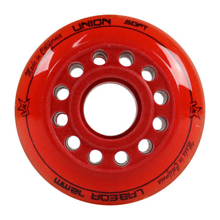 Labeda Roller Hockey Wheels - Union 72mm 76A Red (Single)