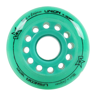 Labeda Roller Hockey Wheels - Union 72mm 74A Teal (8-Pack)