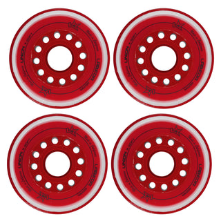 Labeda Roller Hockey Wheels - Union 76mm 76A Red (4-Pack)