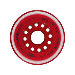 Labeda Roller Hockey Wheels - Union 76mm 76A Red (Single)