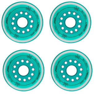 Labeda Roller Hockey Wheels - Union 80mm 74A Teal (4-Pack)