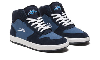 Lakai Skateboard Shoes Villa Slate/Navy Suede