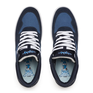 Lakai Skateboard Shoes Villa Slate/Navy Suede
