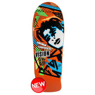 Vision Skateboard Complete Gonz Modern Concave Orange 10" x 30.25" Old School