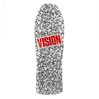 Vision Skateboard Complete Punk Skull White 10" x 30" Old School