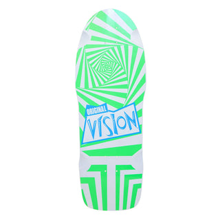 Vision Skateboard Complete Original Green/White 10" x 30" Old School