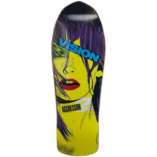 Vision Skateboard Complete Aggressor 2 Concave Purple Stain 10" x 30.25" Old School