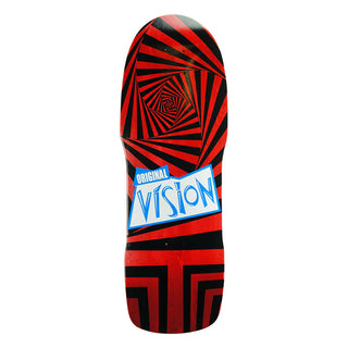 Vision Skateboard Complete Original Modern Concave Red Stain 10" x 29.75" Old School
