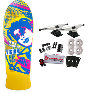 Vision Skateboard Complete Original Gonz Yellow 10" x 30" Old School