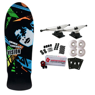 Vision Skateboard Complete Original Gonz Black 10" x 30" Old School