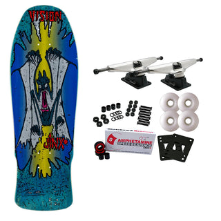 Vision Skateboard Complete Original Jinx Modern Concave Blue 10" x 30.25" Old School