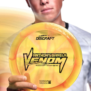 Discraft Disc Golf Anthony Barela 2025 Tour Series Z Swirl Venom Driver 13/5/0/3 Slate Blue/Holo 173-174g