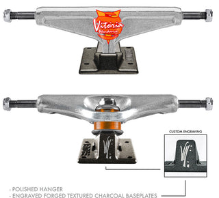 Venture Skateboard Trucks Vitoria Mendoca V-Hollow Polished/Grey 5.6 (8.25")