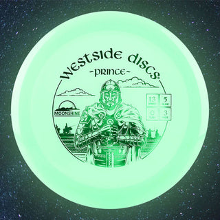 Westside Disc Golf VIP Moonshine Prince Distance Driver 13/5/0/3 Clear/Red 174 grams