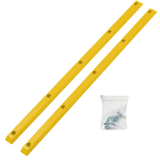 Vision Psycho Rails Yellow Set of 2 with Mounting Hardware 14.25" 5-Hole Design