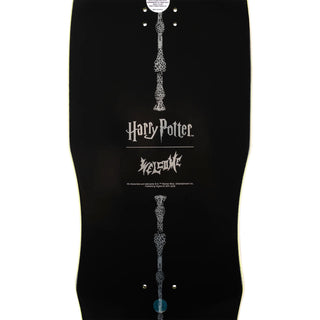 Welcome x Harry Potter Skateboard Deck Voldemort on Dark Lord Dark Green Stain 9.85" 