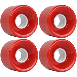 59mm x 43mm 78A 186C Red  Wheels (Set of 4)