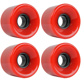 59mm x 43mm 83A 186C Red  Wheels (Set of 4)