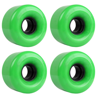 62mm x 40mm 83A 362C Green Wheels (Set of 4)