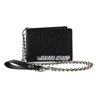 Santa Cruz Skateboards Wallet Check Web Strip Chain Black