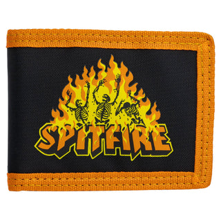 Spitfire Wheels Wallet Hellfire Bi-Fold Black/Orange Black